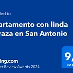 Apartamento Con Linda Terraza En San Antonio