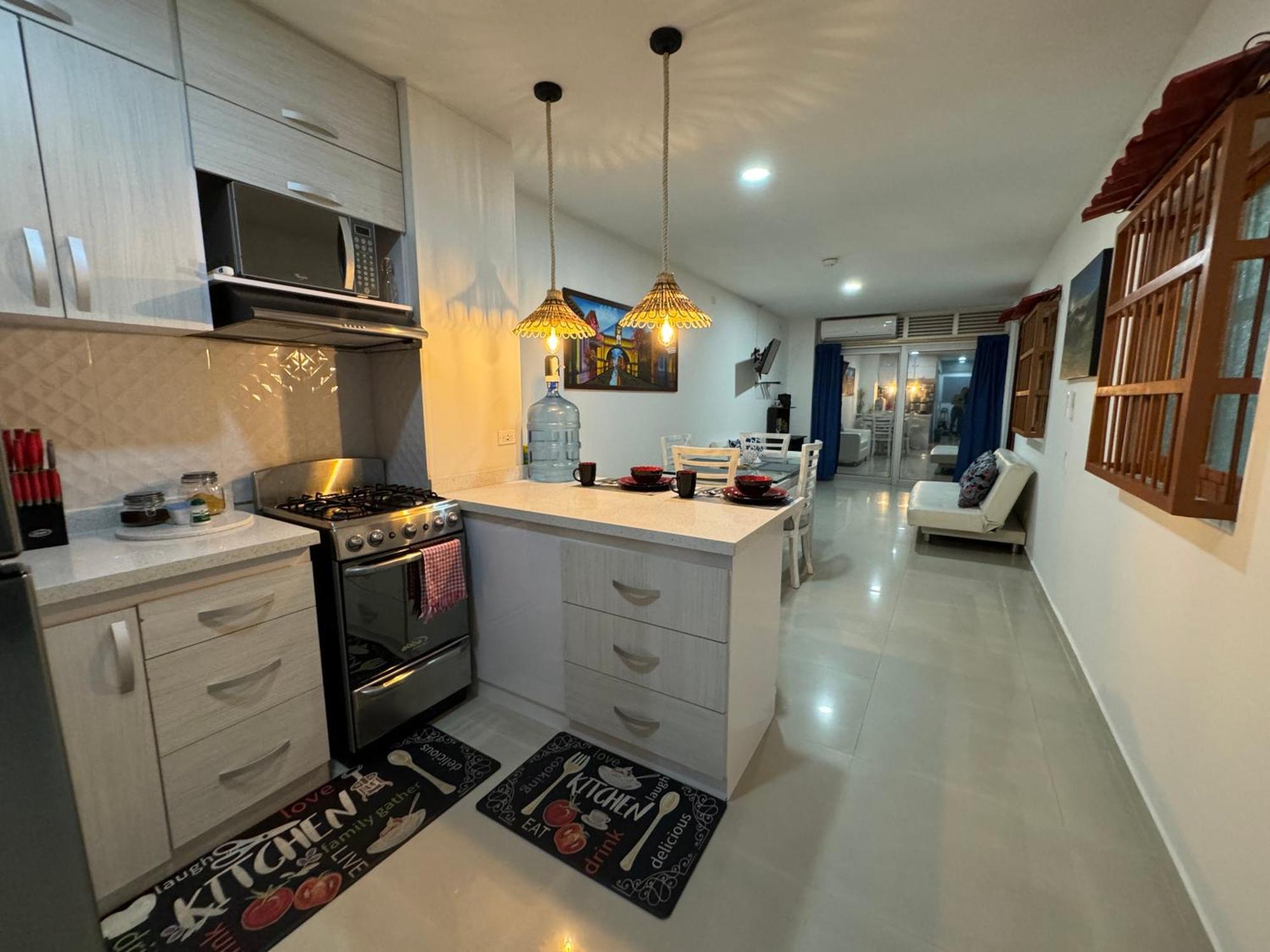 Apartamento 204 Amoblado&tequendama 2 2 Baños Acs *