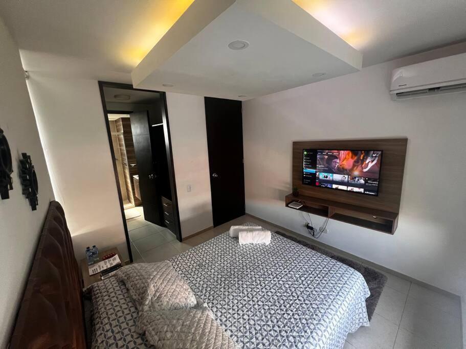 Apartment Hermoso Y Tranquilo Apto Piso 10 Sur Con 2 Aires Acondicionados