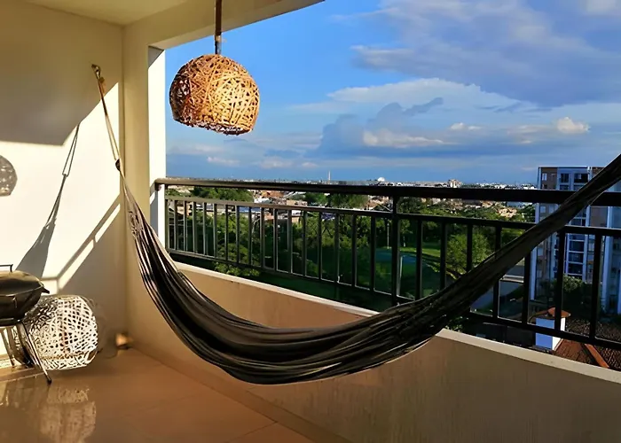 Apartamento Con Aire, Hamaca, Piscina Y Gym